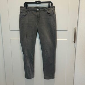 DL1961 Margaux Instasculpt Ankle Skinny Jeans‎ Gray Wash Women's Size 31 Denim